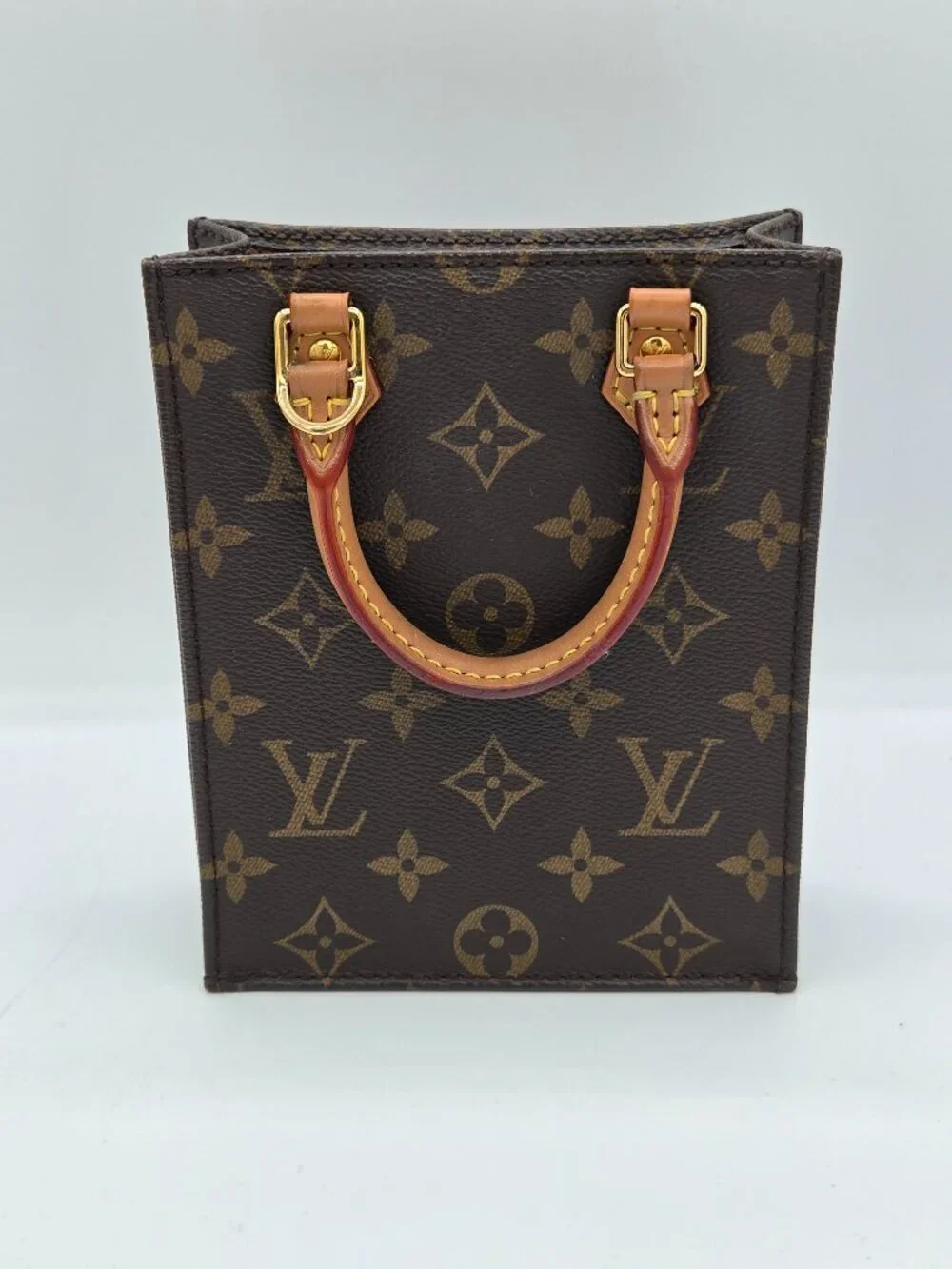 Louis Vuitton Monogram Petit Sac Plat | Crossbody | CA3260 | Authenticated